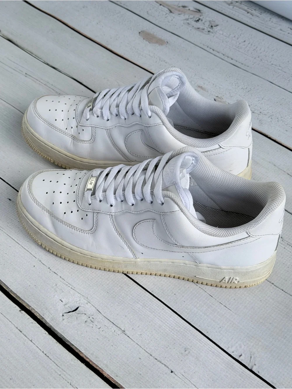 Nike Air Force 1 '07 Low Triple White - Men's Size 11